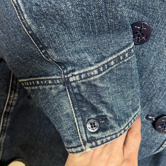 Vintage Lauren Ralph Lauren Denim Double Breasted fisherman core jacket - Picture 8 of 14